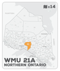 WMU 21A Hunting Bundle - Northern Ontario (14 maps) - Hunting Bundle