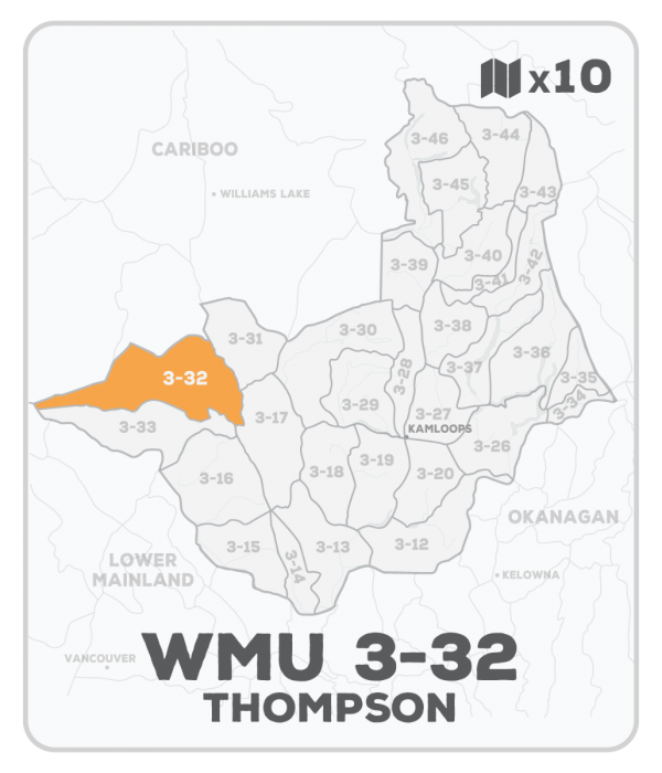 WMU 3-32 Hunting Bundle - Thompson Region BC (10 maps) - Hunting Bundle