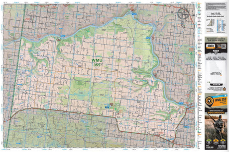 WMU 359 Blueberry - Hunting Topo Alberta - Backroad Maps