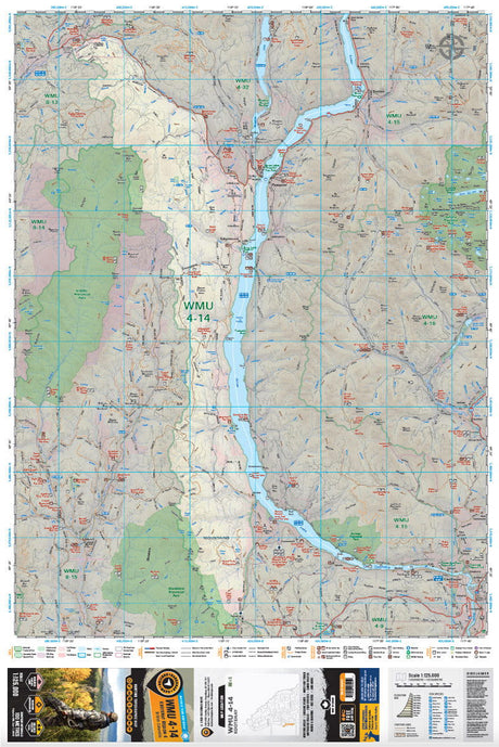WMU 4-14 Kootenay Region - Hunting Topo BC - Backroad Maps