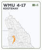 WMU 4-17 Kootenay Region - Hunting Topo BC - Backroad Maps
