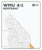 WMU 4-1 Kootenay Region - Hunting Topo BC - Backroad Maps