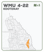 WMU 4-22 Kootenay Region - Hunting Topo BC - Backroad Maps