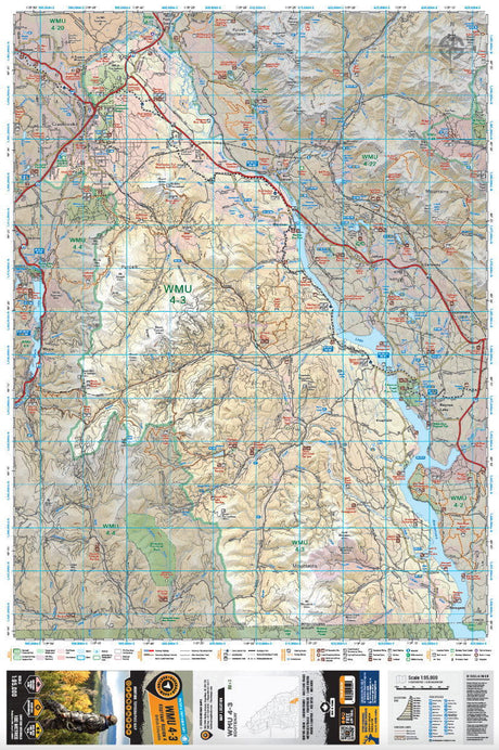 WMU 4-3 Kootenay Region - Hunting Topo BC - Backroad Maps