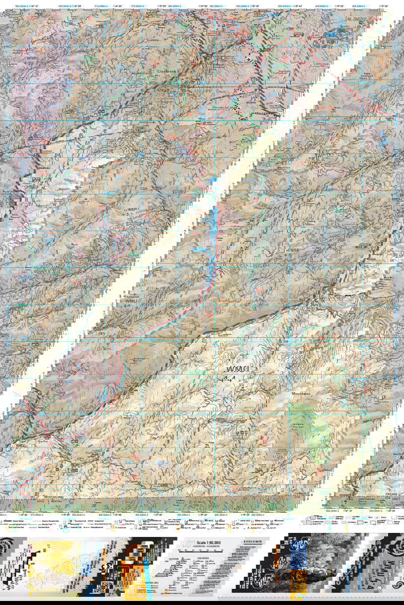 WMU 4-4 Kootenay Region - Hunting Topo BC - Backroad Maps