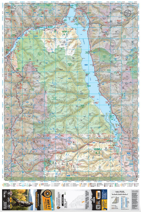 WMU 4-7 Kootenay Region - Hunting Topo BC - Backroad Maps