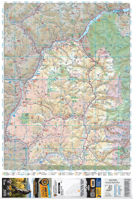 WMU 4-8 Kootenay Region - Hunting Topo BC - Backroad Maps