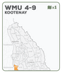 WMU 4-9 Kootenay Region - Hunting Topo BC - Backroad Maps