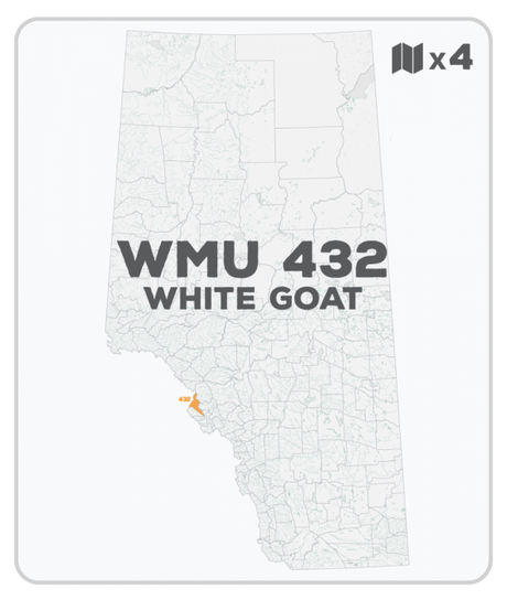 WMU 432 Hunting Bundle - White Goat Alberta (4 maps) - Hunting Bundle