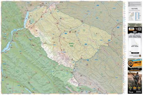 WMU 438 Coalspur - Hunting Topo Alberta - Backroad Maps