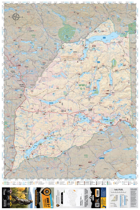 WMU 5-1 Cariboo Region - Hunting Topo BC - Backroad Maps