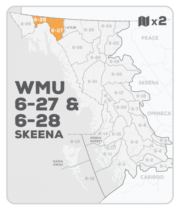 WMU 6-27 & 6-28 Hunting Bundle - Skeena Region BC (2 maps) - Hunting Bundle