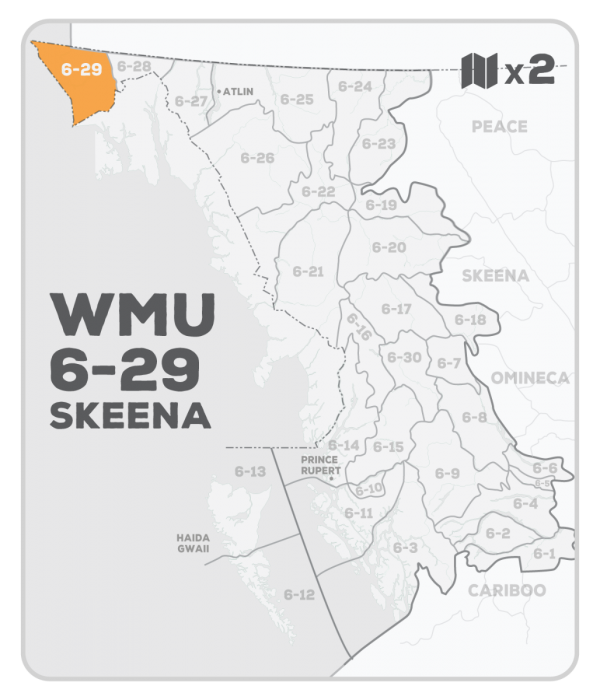 WMU 6-29 Hunting Bundle - Skeena Region BC (2 maps) - Hunting Bundle