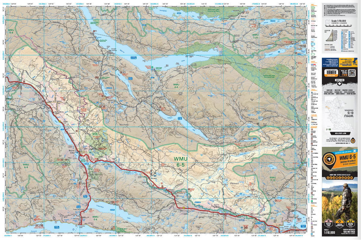 WMU 6-5 Skeena Region - Hunting Topo BC - Backroad Maps