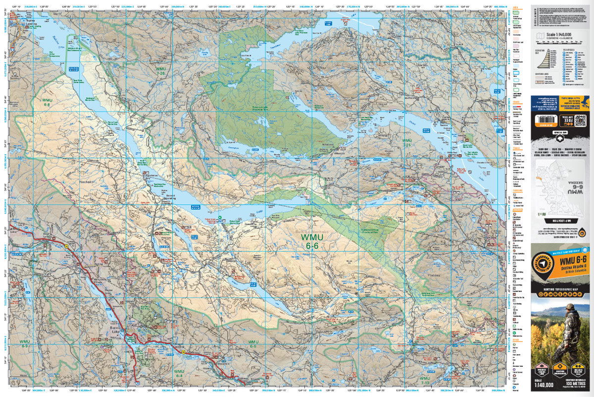 WMU 6-6 Skeena Region - Hunting Topo BC - Backroad Maps