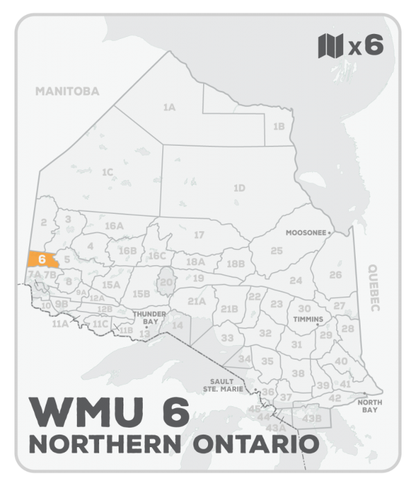 WMU 6 Hunting Bundle - Northern Ontario (6 maps) - Hunting Bundle