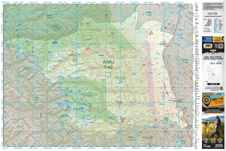 WMU 7-42 Peace Region - Hunting Topo BC - Backroad Maps