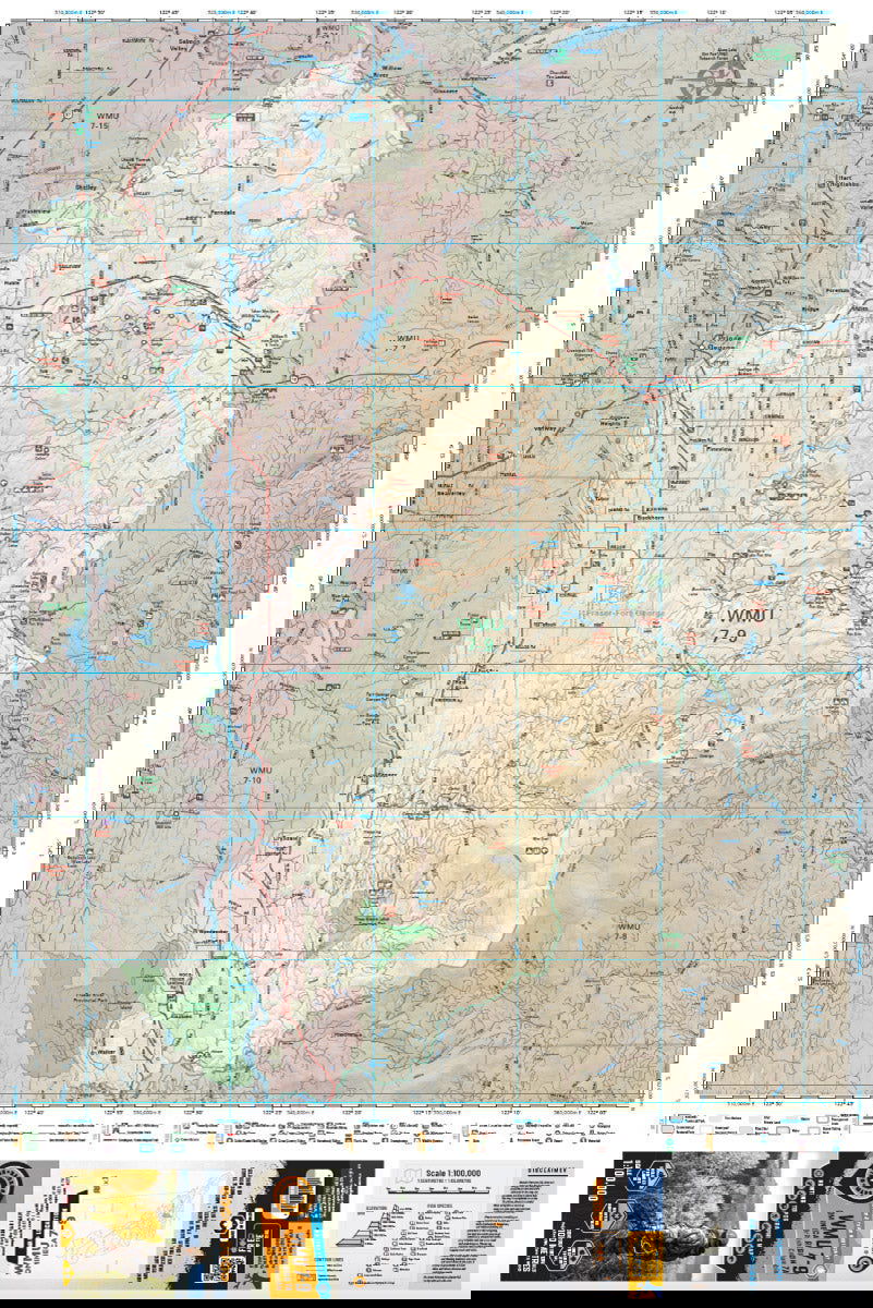 WMU 7-9 Omineca Region - Hunting Topo BC - Backroad Maps