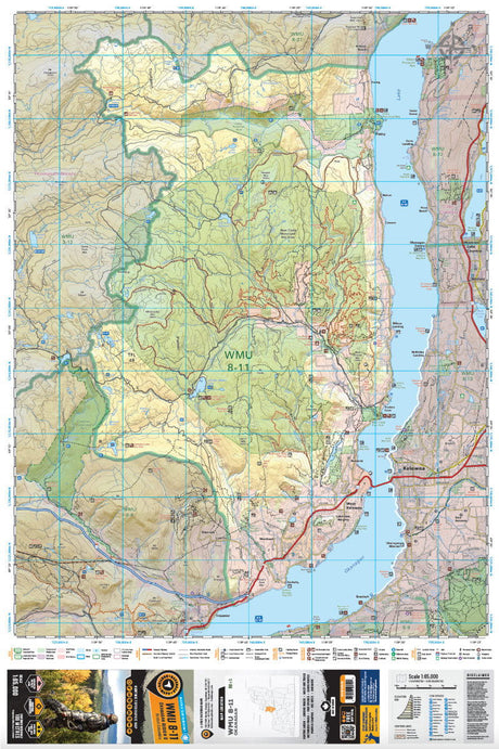 WMU 8-11 Okanagan Region - Hunting Topo BC - Backroad Maps