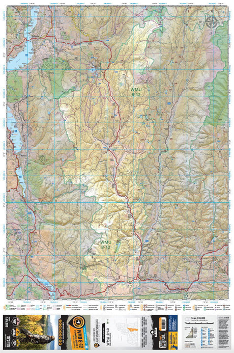 WMU 8-12 Okanagan Region - Hunting Topo BC - Backroad Maps