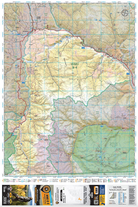 WMU 8-4 Okanagan Region - Hunting Topo BC - Backroad Maps
