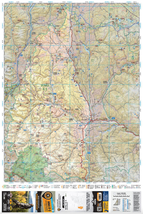 WMU 8-5 Okanagan Region - Hunting Topo BC - Backroad Maps