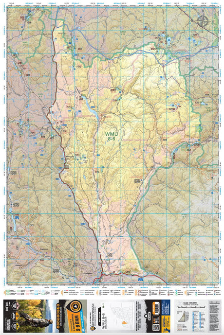 WMU 8-6 Okanagan Region - Hunting Topo BC - Backroad Maps