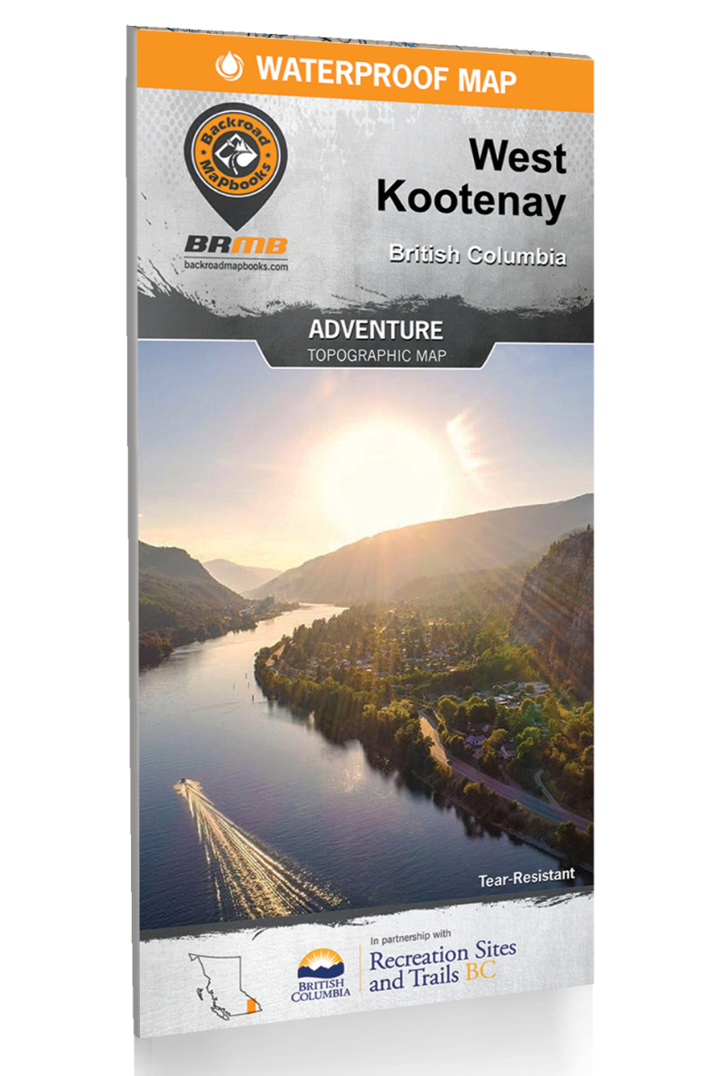 West Kootenay BC - Recreation Map - Backroad Maps