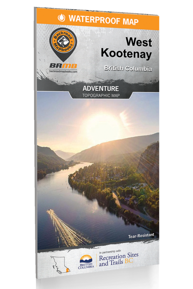 West Kootenay BC - Recreation Map - Backroad Maps