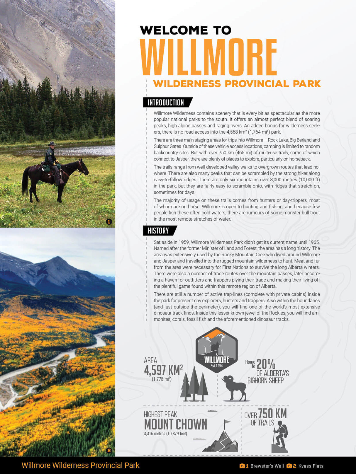 Willmore Wilderness Provincial Park - PDF - Backroad Maps