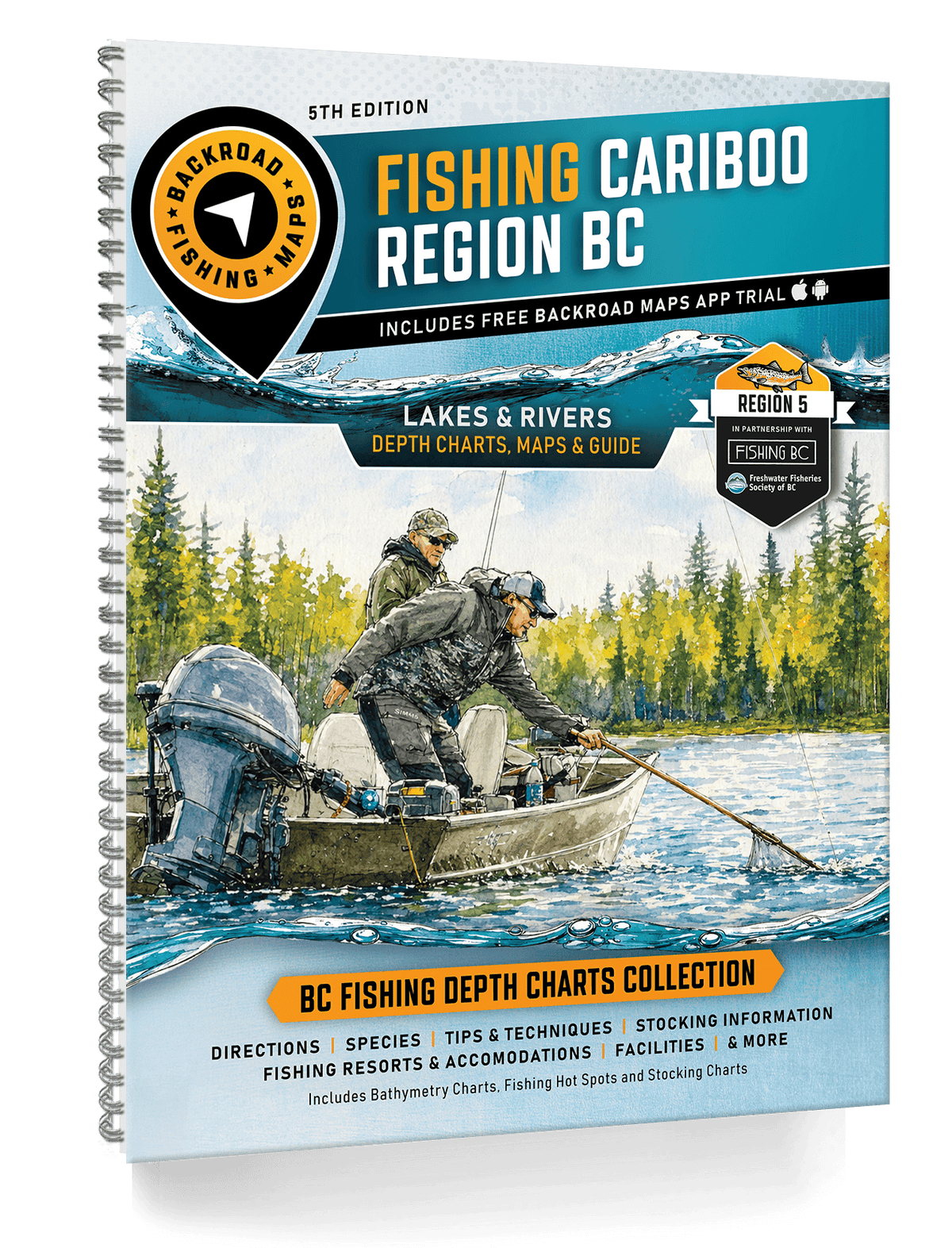 Cariboo Region Fishing & Backroad Mapbook Bundle - Backroad Maps