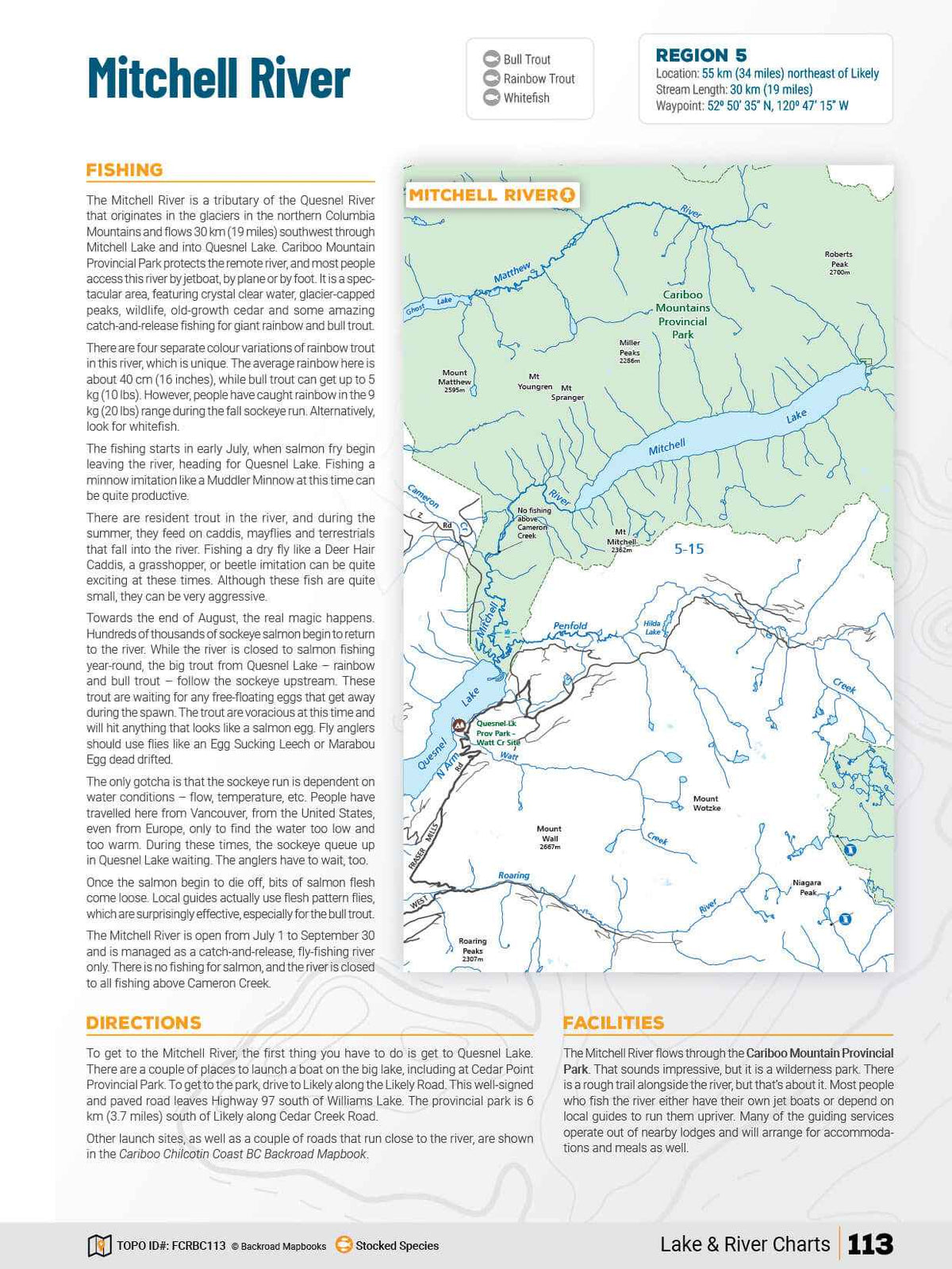 Cariboo Region BC Fishing Mapbook