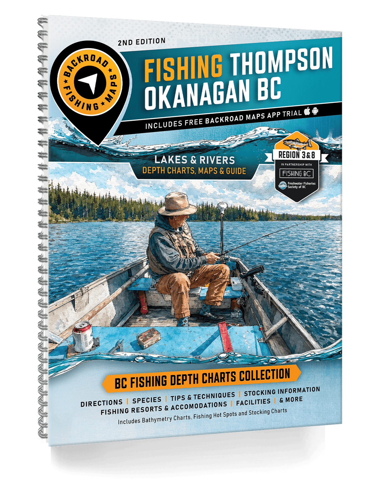 Thompson Okanagan BC Fishing & Backroad Mapbook Bundle - Backroad Maps
