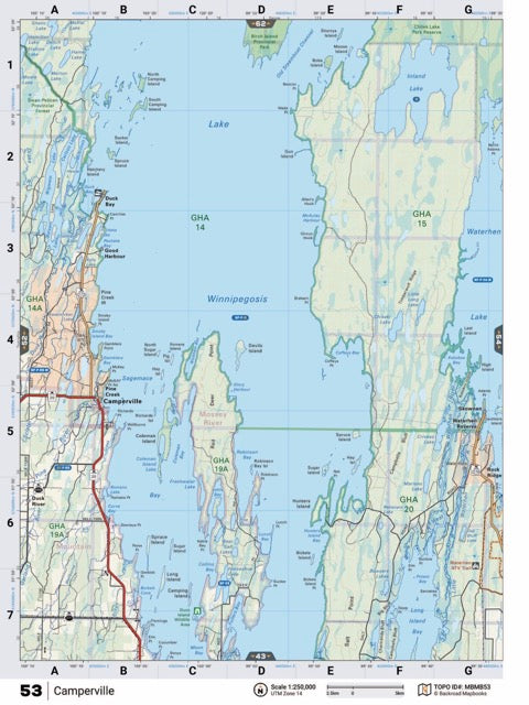 MBMB53 TOPO Map - Camperville - Backroad Maps