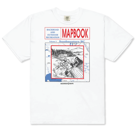Backroad Mapbooks Original 1994 Cover T-Shirt (Light)