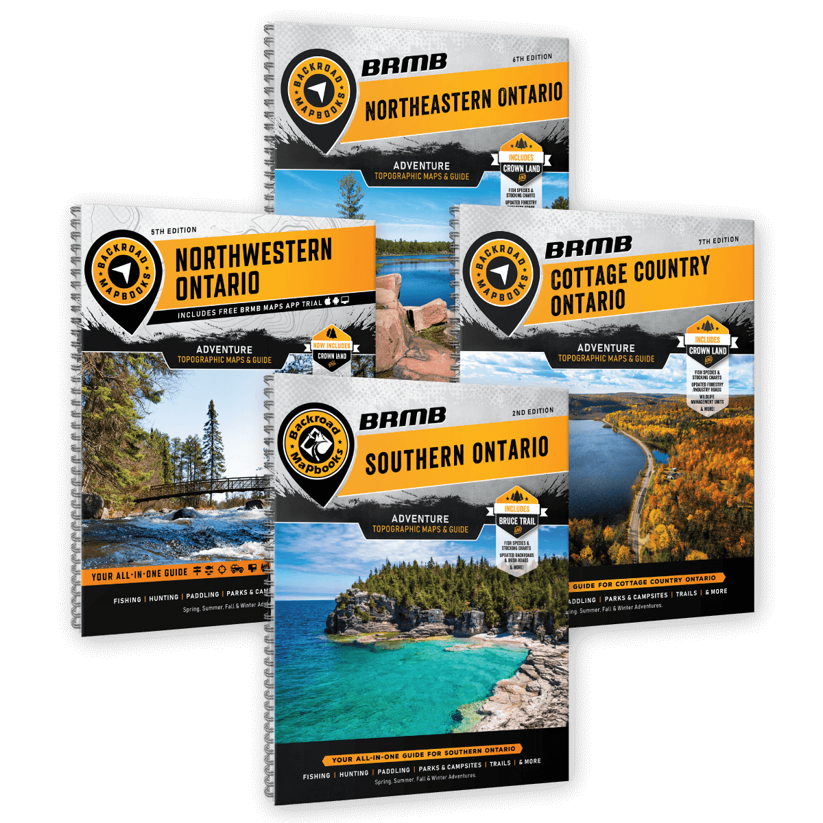 Ontario Backroad Mapbook Bundle