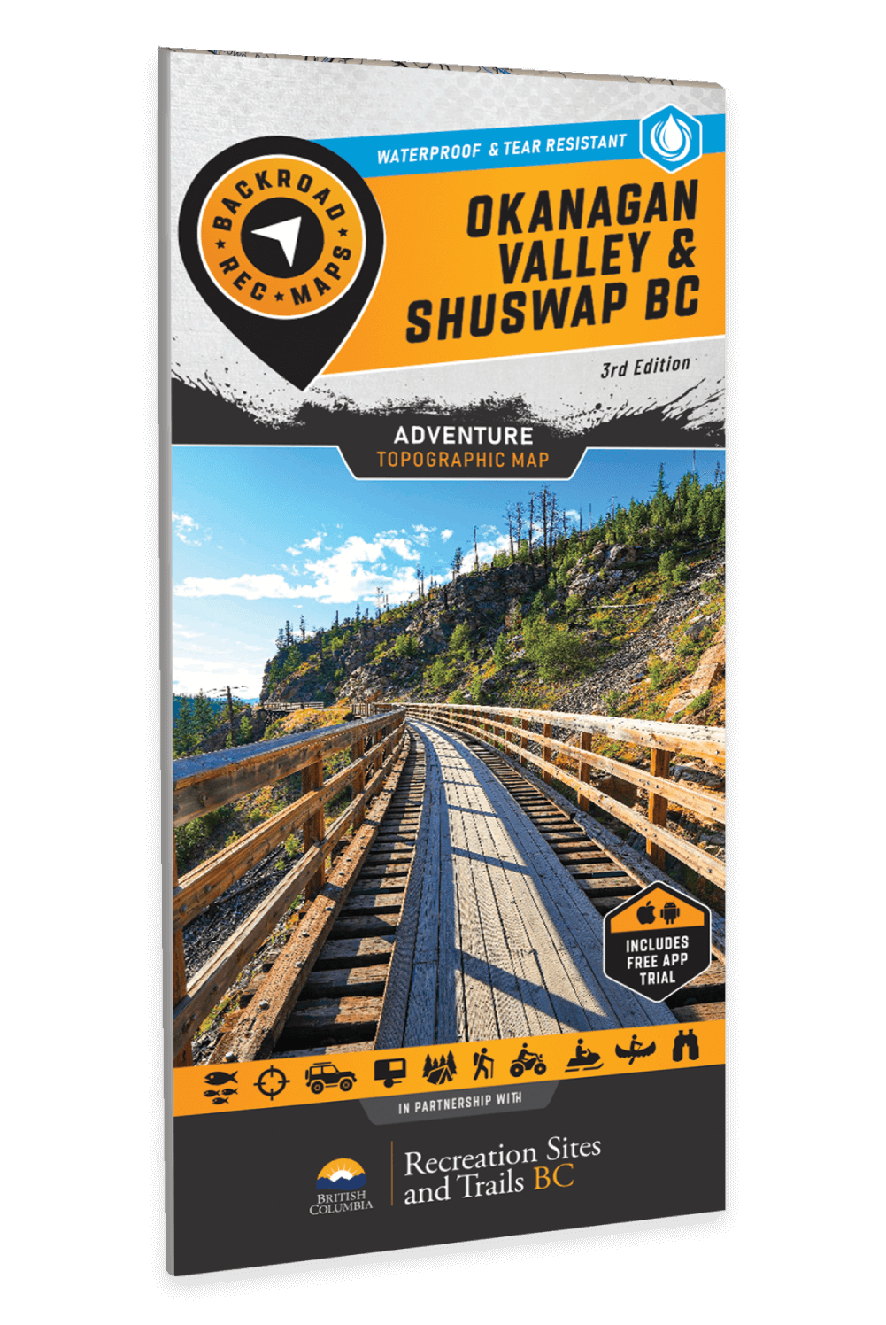Thompson Okanagan BC - Recreation Map & Mapbook Bundle - Backroad Maps