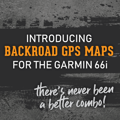 Backroad GPS Maps is now available for the Garmin 66i