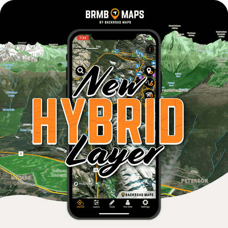 Explore the new Hybrid Map with BRMB Maps v3.2