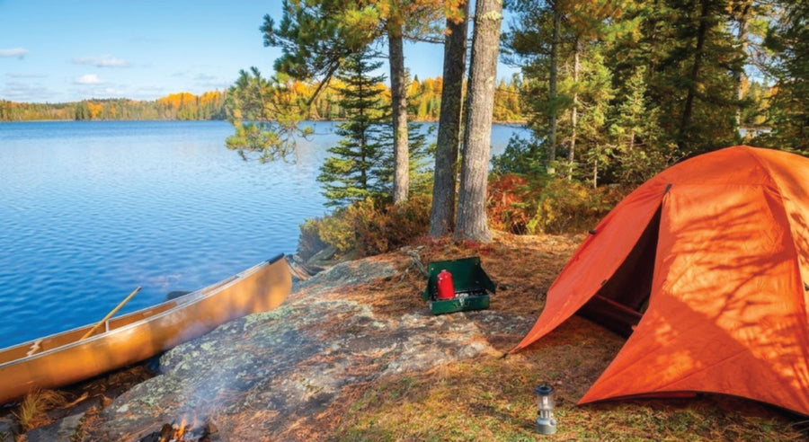 Free Camping in BC near a lake