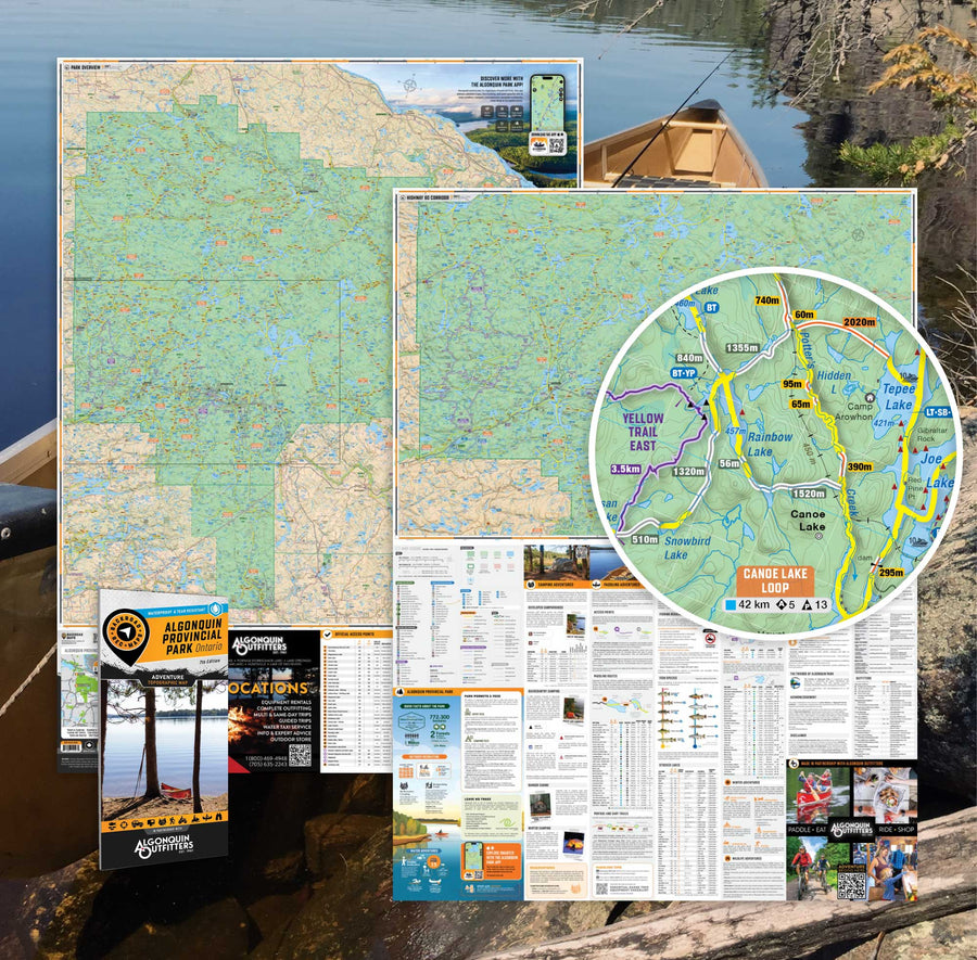 Algonquin Park Waterproof Recreation Map: New 2026 Edition