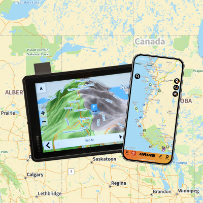 BRMB Maps App vs. Backroad GPS Maps