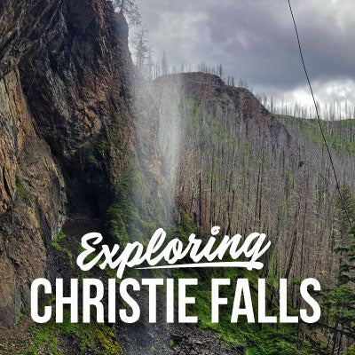 Backroad Waterfall Exploring at Christie Falls