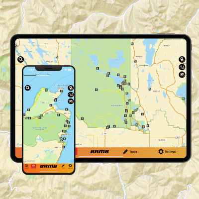 Find your next Adventure on the BRMB Maps app