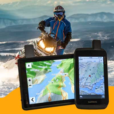 Snowmobiling with Backroad GPS Maps