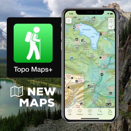 Get More Backroad Maps Topographic Maps With the Topo Maps+ App