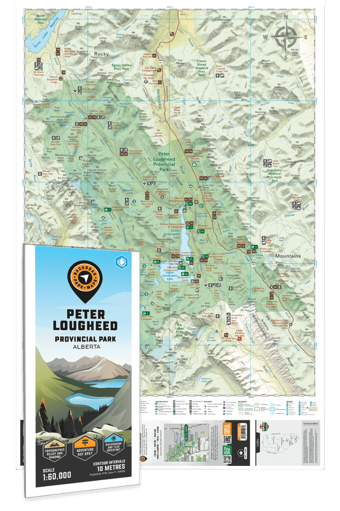 Alberta Popular Destinations - Backroad Maps