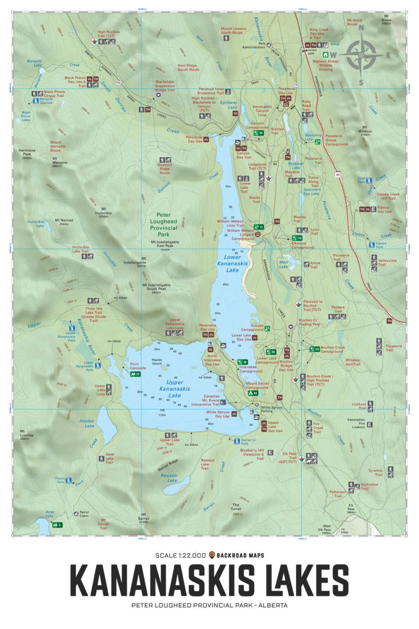 Alberta Popular Wall Maps - Backroad Maps