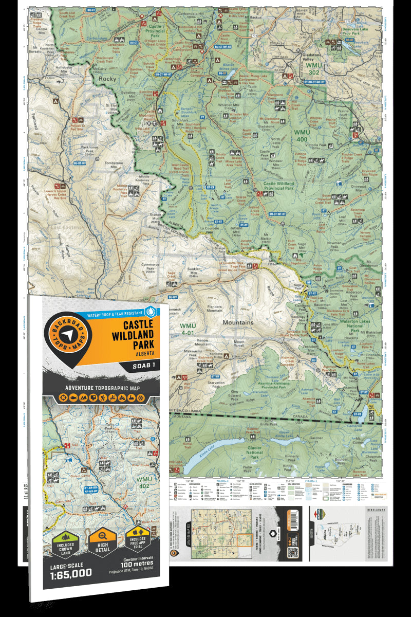 Alberta TOPO Maps - 