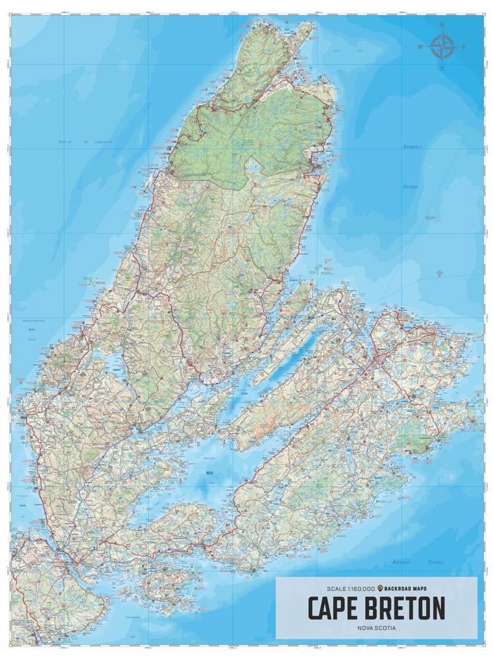 Atlantic Canada Popular Wall Maps - Backroad Maps